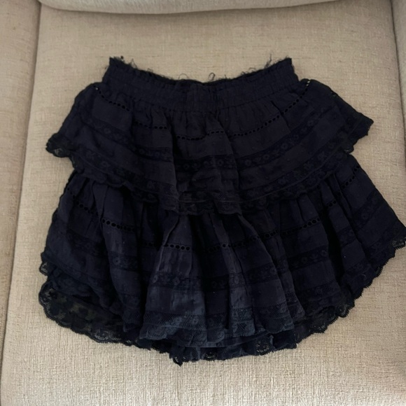 LoveShackFancy Skirt - Navy - Picture 3 of 5